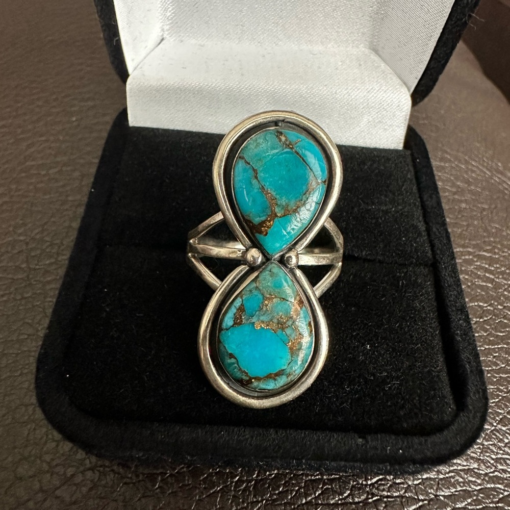 Torquoise SS .925 ring Size 9